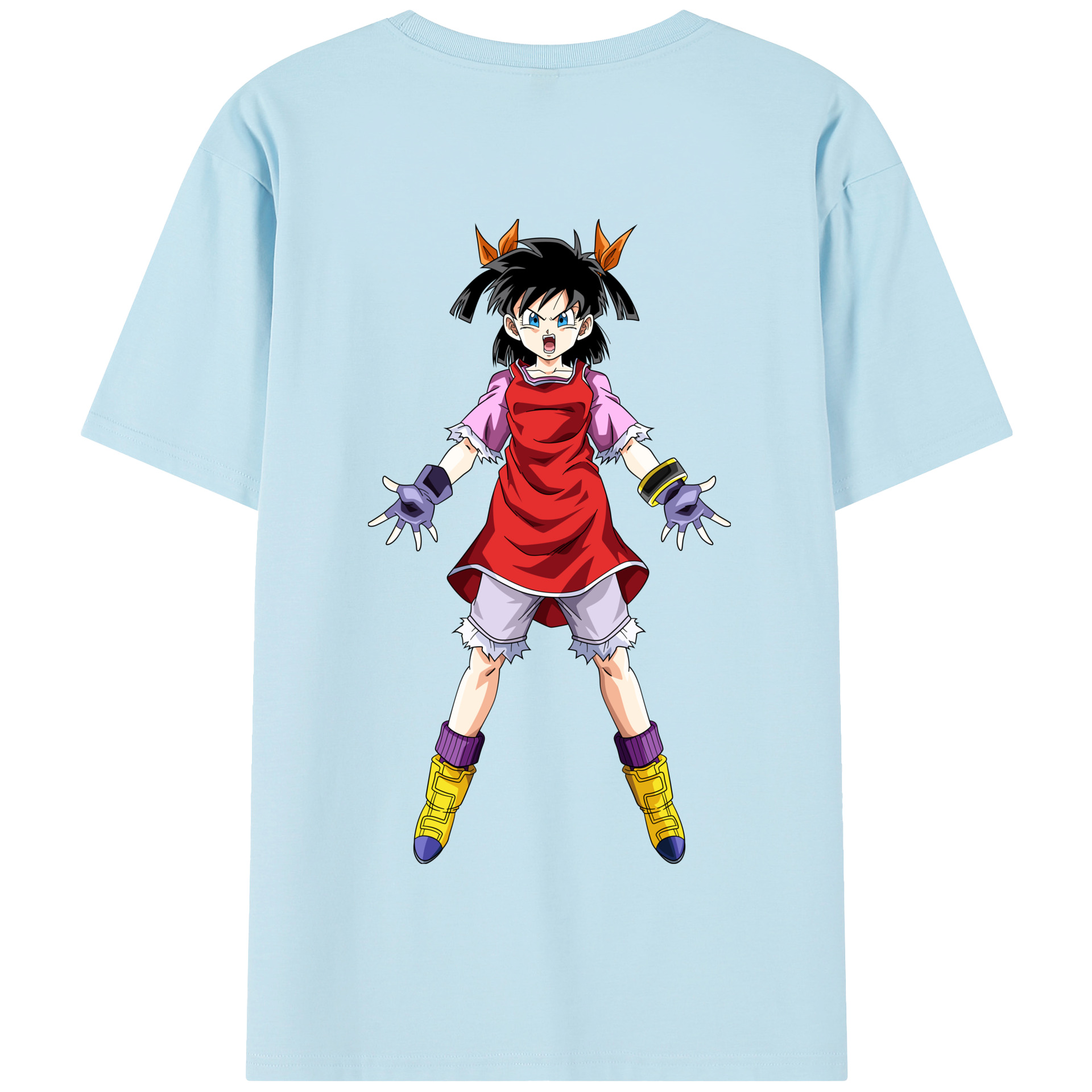 （画像用） ドラゴンボール パン DRAGON BALL Pan 綿100％半袖Tシャツ（背面プリント）